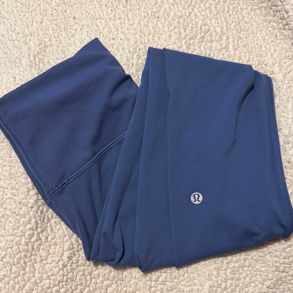 lululemon athletica Pants - Lululemon Navy Leggings with Logo